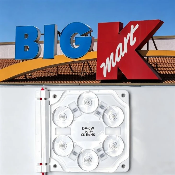 12V High Power LED Module 6W IP65 High Brightness Light Box & Signage Lighting high quality